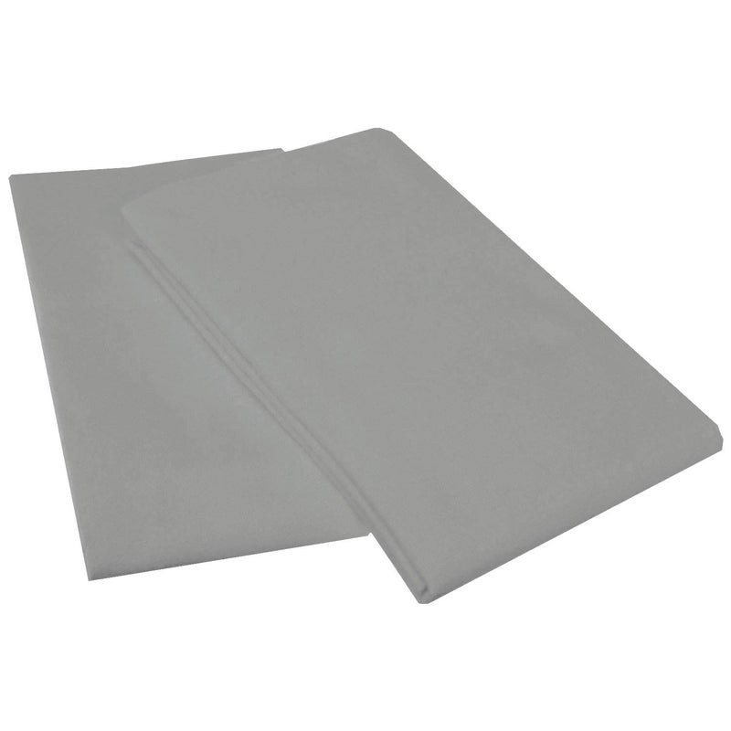 AUCOCU Extra Soft Jersey Knit Pillow Cases, Standard Size with Hidden Zipper, Soft Than Cotton, Pack of 2, Gray - Image 2